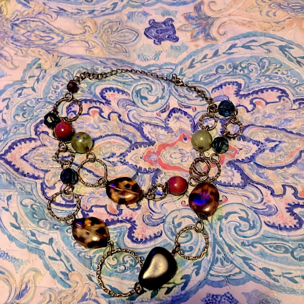 Two strand necklace chunky